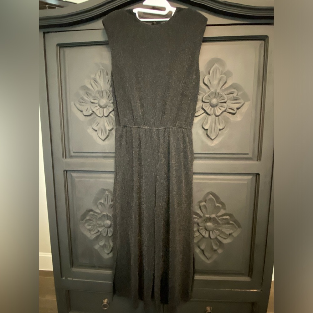 SSYS-Black Sleeveless Jumpsuit with Shimmer NWOT Size Medium - Picture 3 of 16